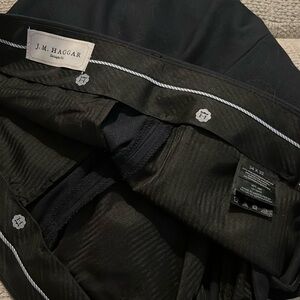 Haggar Straight Fit Black Pant 34x32